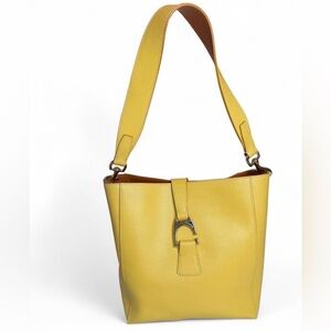 Dooney & Bourke Ashby Saffiano Leather Shoulder Bag in Sunshine Yellow